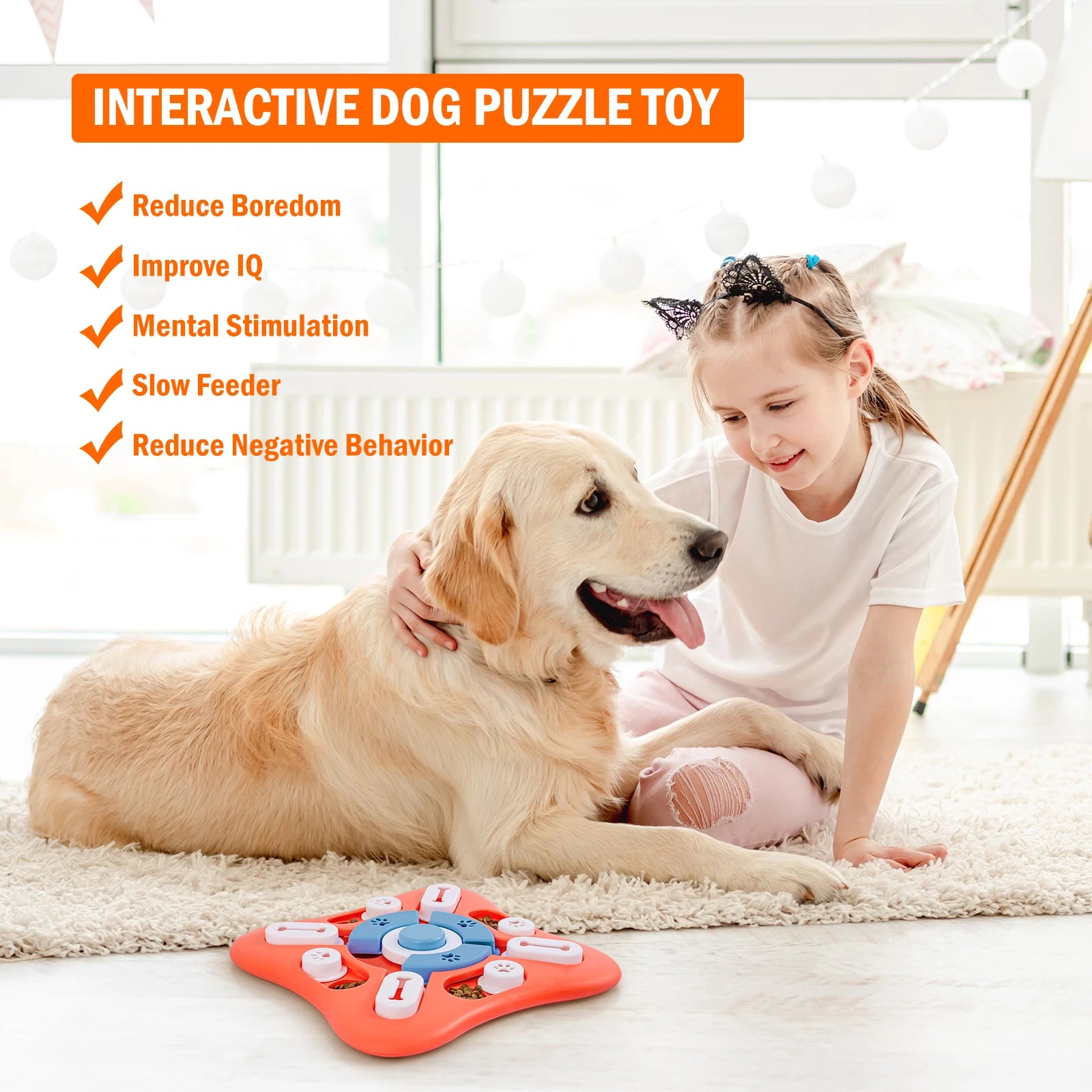 Dog Puzzle Treat Dispenser Toy