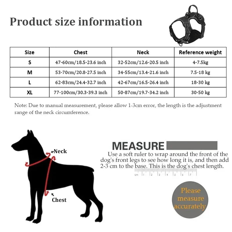 Adjustable Nylon Dog Harness